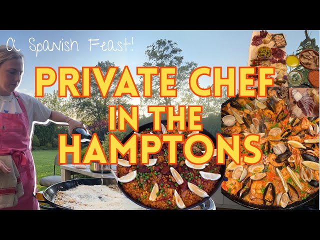Private Chef in the Hamptons: 22 guests, 50 croquetas & paella drama