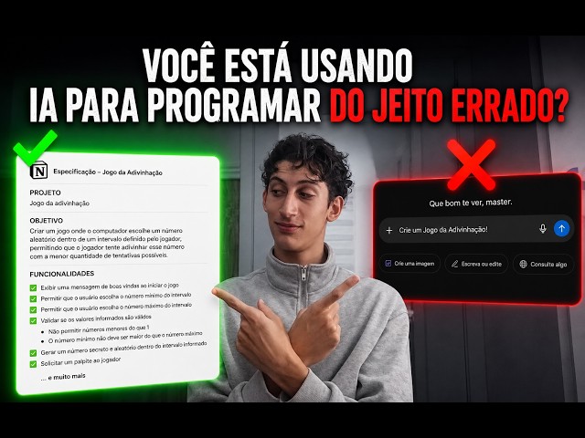Você Está Usando IA Para Programar do Jeito Errado!