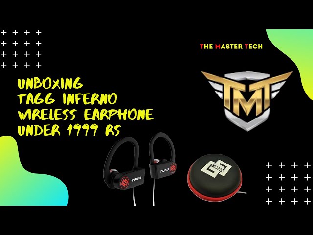 Unboxing #TaggInferno Wireless Bluetooth Earphone Under 1999 Rs...