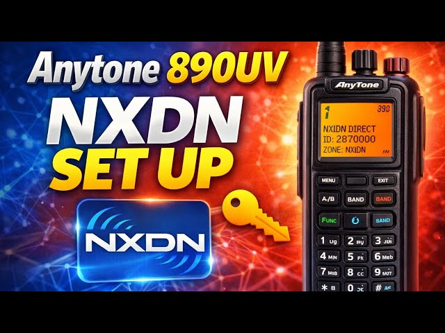 NXDN Anytone 890uv - Switch Over & Channel Programing