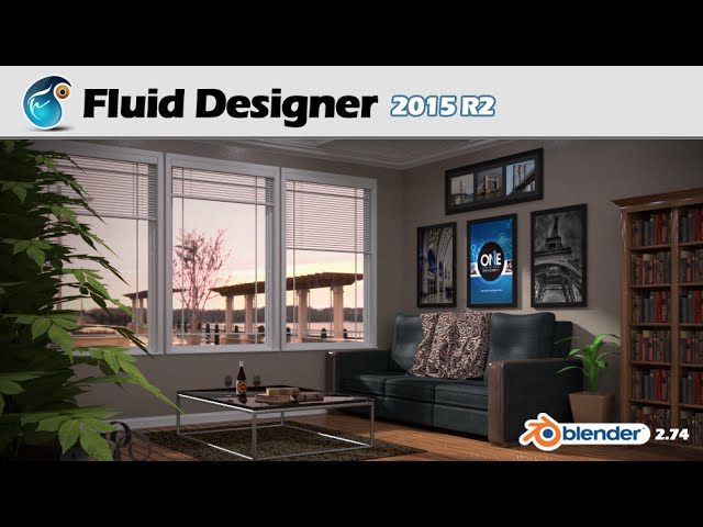 Fluid Designer 2015 R2 - Blender Based Design Software