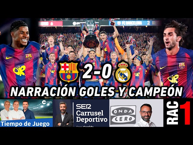 BARCELONA VS. REAL MADRID | THIS IS HOW IT WAS COVERED ON COPE, CADENA SER, ONDA CERO AND RADIO M...