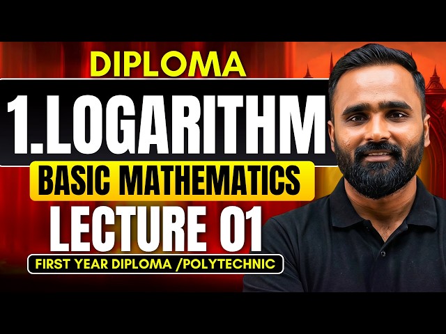 1.Logarithm|Lecture01|BasicMathematics|Diploma|Polytechnic|Pradeep Giri Sir