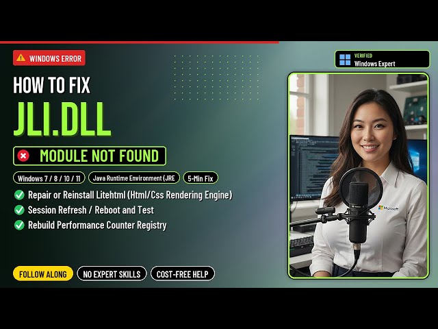 Fix jli.dll Java Launch Error!
