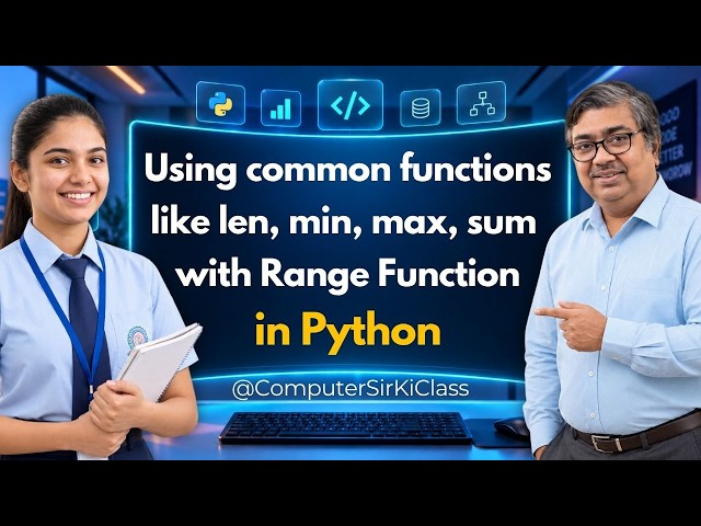 Python range() Functions | len(), min(), max() & sum() with Range Object