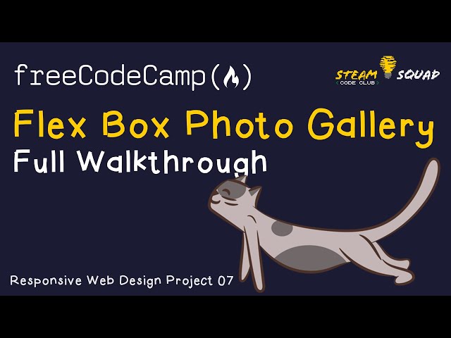 FreeCodeCamp - Responsive Web Design -  CSS Flex Box Photo App