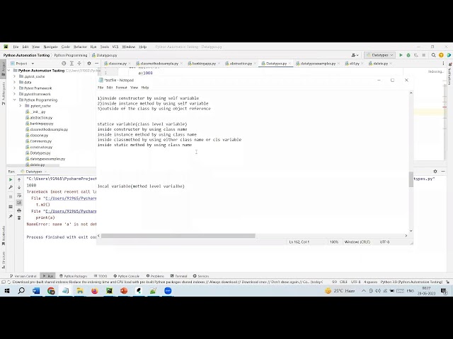 #pythonforbeginners #phython #seleniumpython #class14