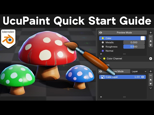 Ucupaint Quick Start Guide for Beginners 🖌️ (Blender Tutorial)