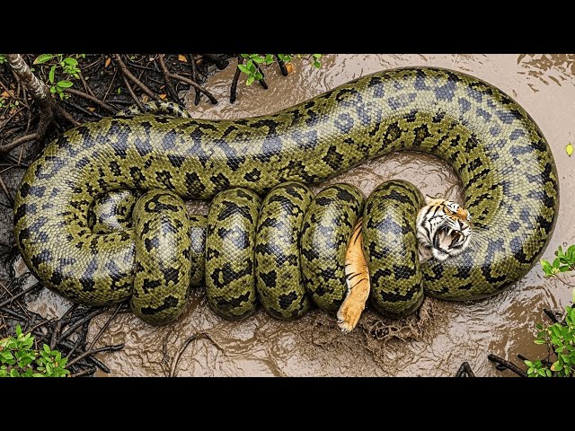 Amazon Wild Life - Giant Python vs Siberian Tiger |Predator Or Prey? | Animals of Amazon 4K