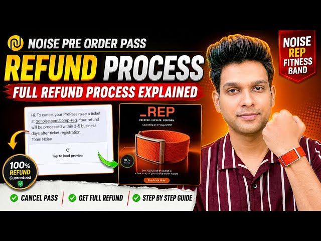 Noise Rep Fitness Band Live Call 🤙 Recording • How to Get your refund • Next sale 2026 • Noise 