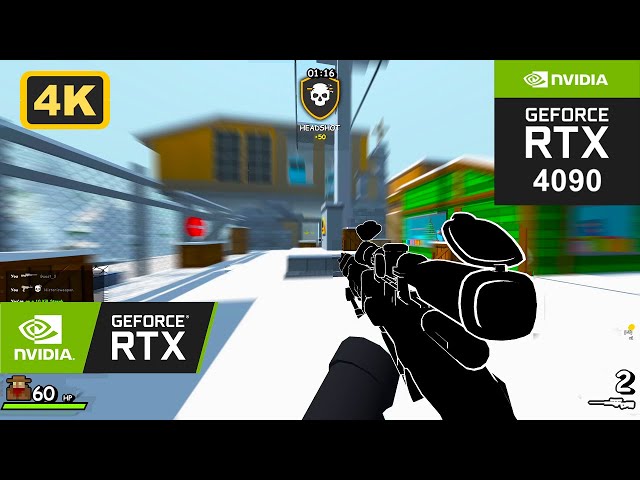 KRUNKER | RTX 4090 4K MAXIMUM SETTINGS + Q/A