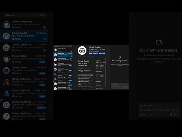 How to add GitHub Copilot to VSC in less than 25 Seconds!