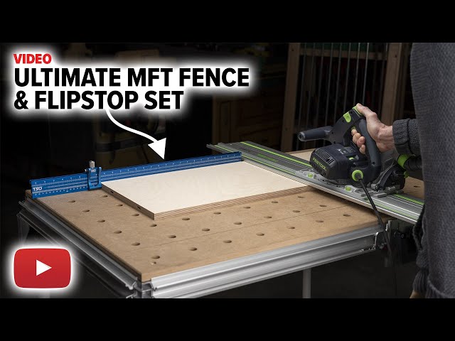 Introducing the TSO MultiFunction Fence for the Festool MFT/3 and 20mm Worktops