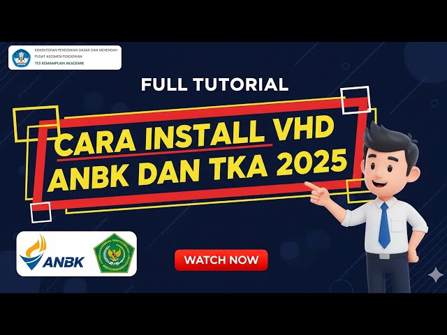FULL TUTORIAL!! Cara Install VHD ANBK & TKA 2025 Terbaru | Anti Gagal & Lengkap