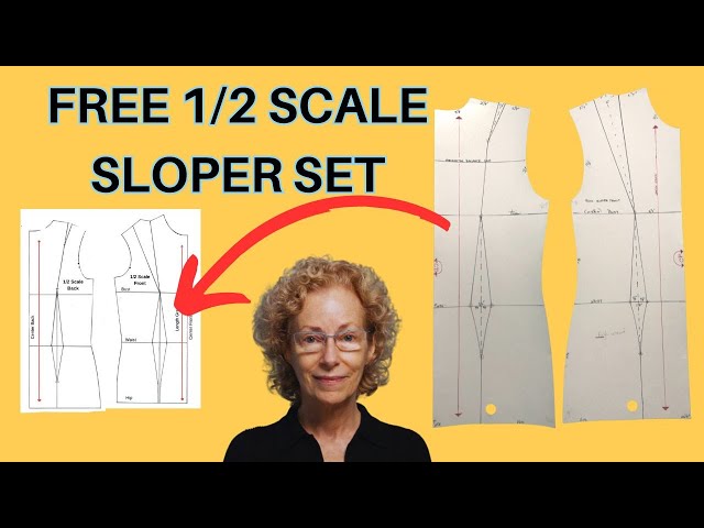 Pattern making the Easy Way - Using a Half Scale Sloper