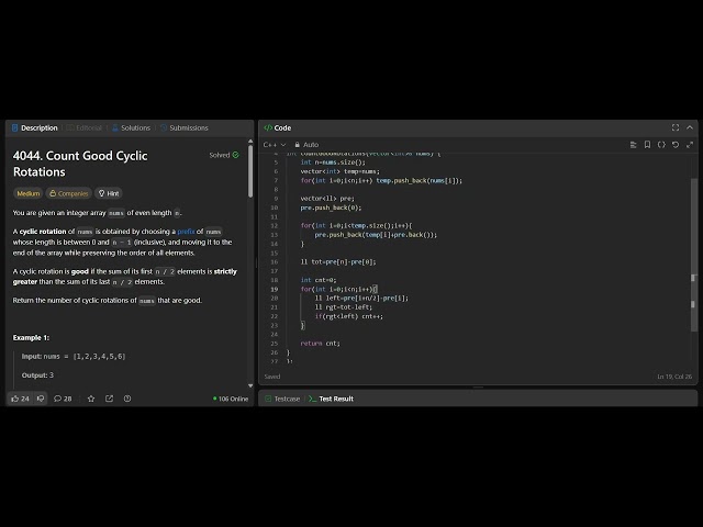LeetCode 4044. Count Good Cyclic Rotations | Weekly Contest 518