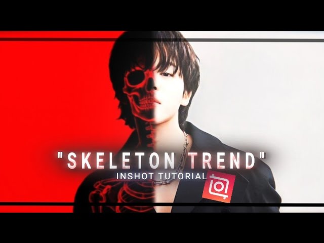 "SKELETON EDIT" -  KPOP TIKTOK TREND INSHOT TUTORIAL | PARK JIMIN | FYP | FOR YOU | EXPLORE | BTS • 