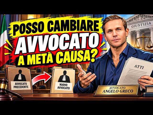 POSSO CAMBIARE AVVOCATO A METÀ CAUSA SENZA CONSEGUENZE? | Avv. Angelo Greco