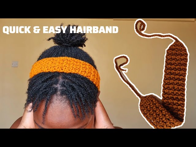 How to Crochet a Simple Hairband |Easy Beginner Tutorial