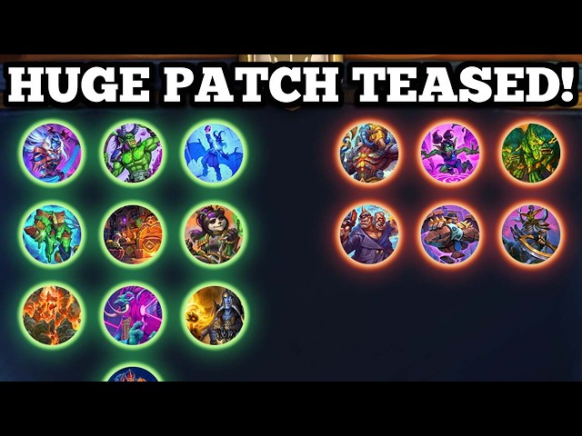 HUGE PATCH TEASED! SIX NERFS AND TEN BUFFS! Tol'vir NERFED again!