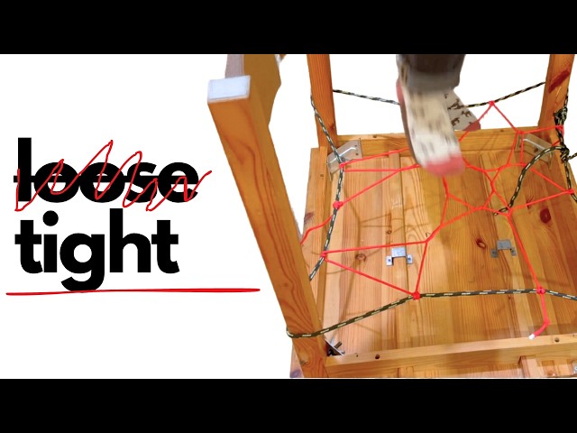 how to make a Treenet – weaving TIGHT