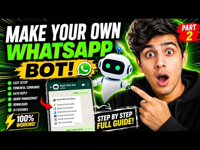 How to Create a WhatsApp Mini Bot in Hindi 🤯 | Part 2 | WhatsApp Bot Tutorial