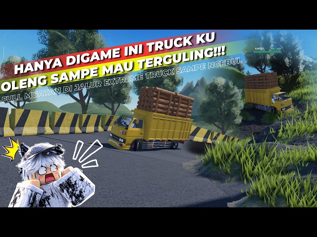 I LOADED WOOD IN MY TRUCK UNTIL IT SWAYED AND FLIPPED !!! | BSTS-ID ROBLOX