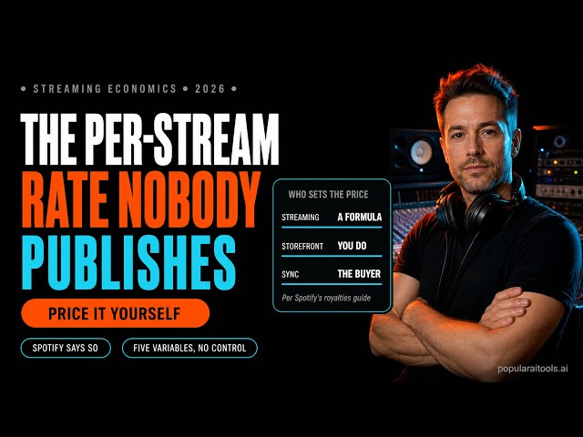 The Per-Stream Rate Isn't Real: Pricing AI Music Instead (2026)