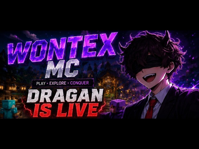 🔴 LIVE: Playing on Wontex MC! The Best 24/7 Public Minecraft Server! #minecraftlive #gamerfleet