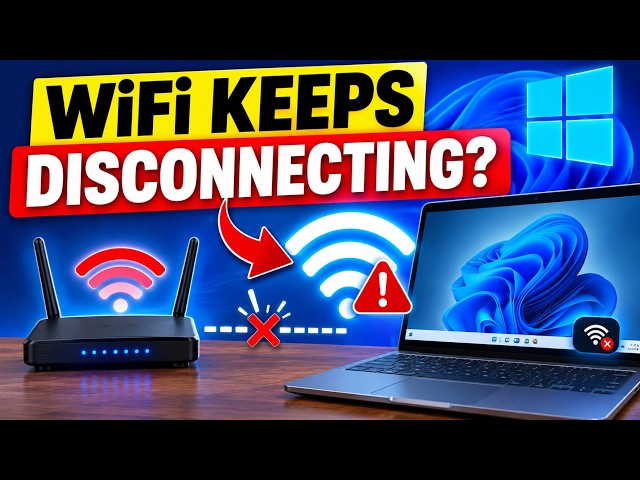 Windows Keeps Disconnecting From WiFi (Windows 10/11) | Fix It in Minutes