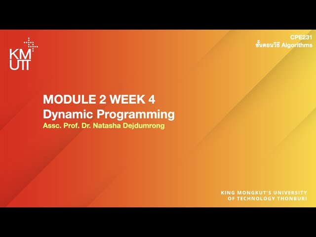 [MODULE 2-4] Dynamic Programming - Warshall Algorithm