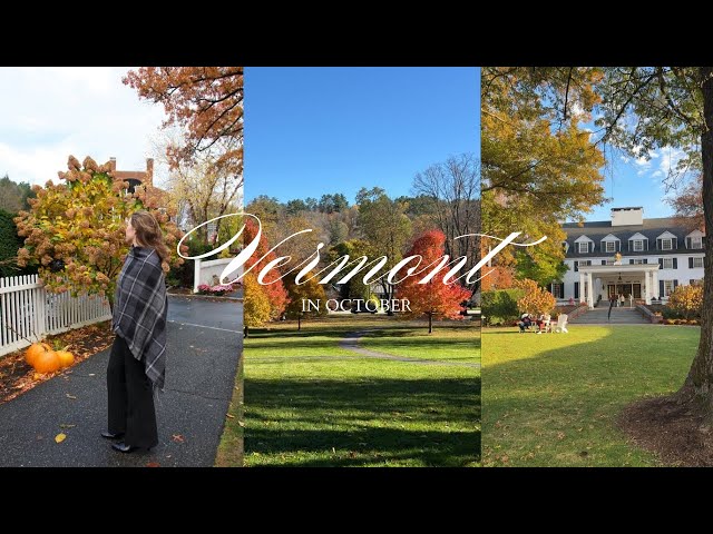AN AUTUMN VLOG: OCTOBER IN VERMONT