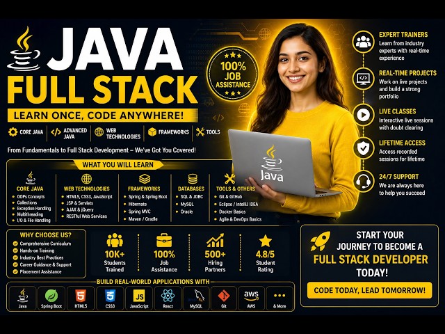 Java Full Stack Training with Placement | Best IT Course 2026