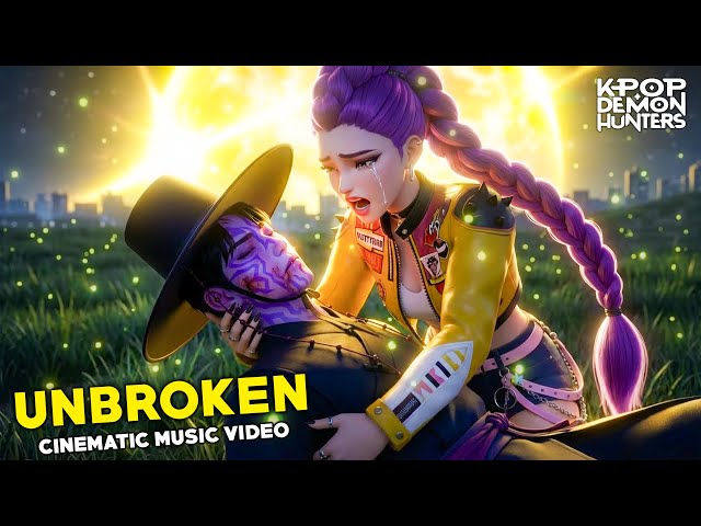“Unbroken” Official Lyric Video | KPop Demon Hunters | OSV