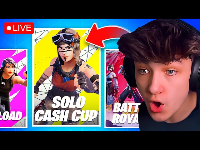 🔴LIVE! - SOLO CASH CUP TOURNAMENT! (Fortnite)