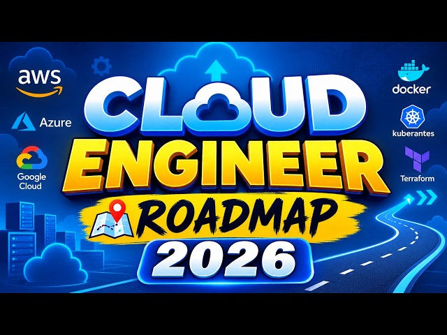 Cloud Engineer Roadmap 2026 | Step-by-Step Roadmap for Freshers   #cloudcomputing  #aws #devops