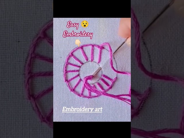 Easy Circle Hand Embroidery