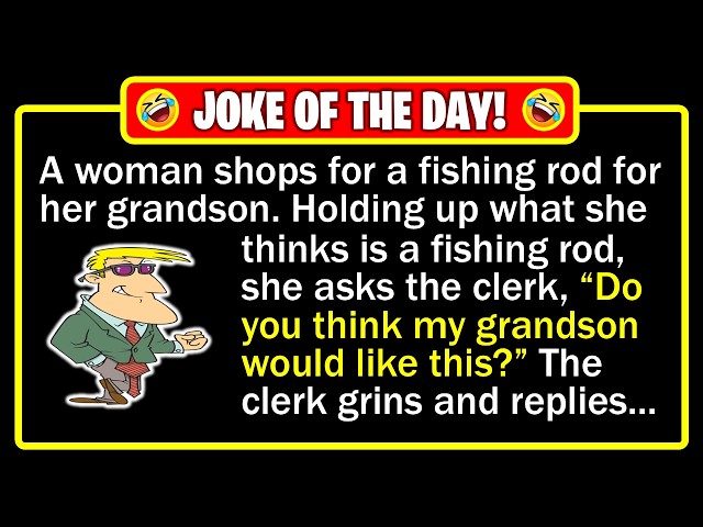 🤣 BEST JOKE OF THE DAY! - "Blind Clerk" A Blind Clerk, a Fishing Rod, and a Hidden Talent... | Jokes