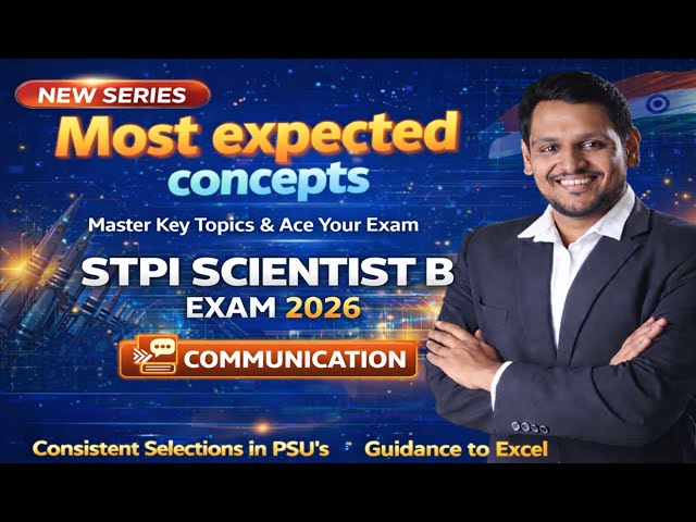 STPI SCIENTIST B EXAM PREPARATION | Most Expected Concepts Based on Previous Papers #STPI