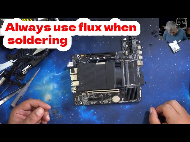 Minisforum MS-02 Ultra 9 285HX Customer soldered the bios battery then the pc died, what went wrong?