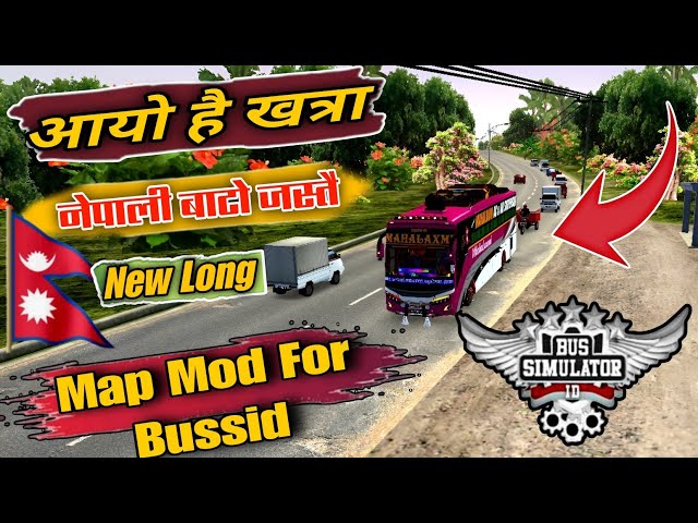 New Longest Map Mod For Bussid New Map Mod in Bus simulator indonesia 