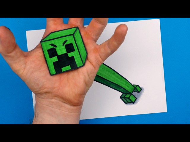 I Made 5 Minecraft Paper Games You Can Actually Play! + Tutorials ⛏️