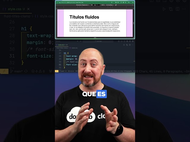 Fluidos con CSS Clamp #programacion #programacionweb #css