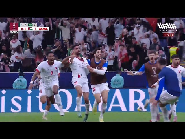 ملخص مباراة السعودية والاردن 0-1 اليوم | اهداف السعودية والاردن | جنون فهد العتيبي | النشامى للتاريخ
