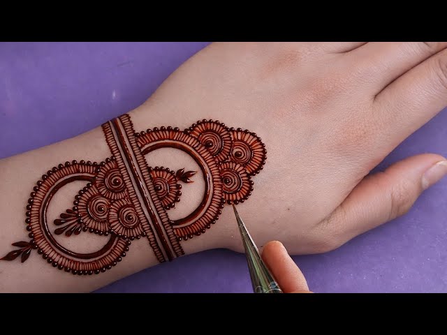 Easy Arabic Mehndi Design Tricks 2026|Front Hand Mehandi Design | StylishMehndifor Wedding