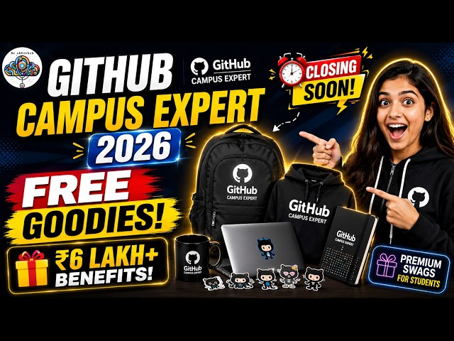 GitHub Campus Expert 2026 | You're Missing FREE Goodies + ₹6 LAKH+ Benefits! 😱