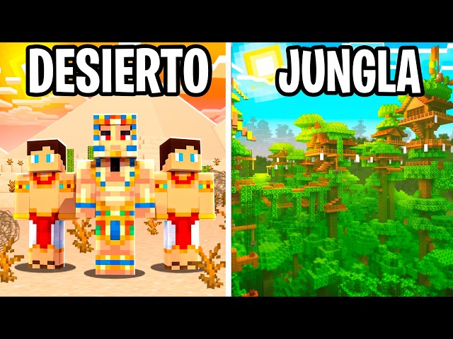 100 jugadores simulan civilizaciones tribales en Minecraft...