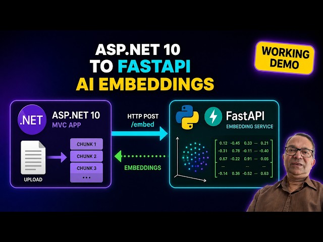 ASP.NET 10 + FastAPI : Build a Working RAG Embedding Pipeline