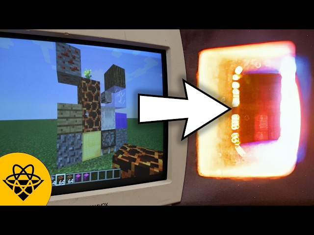 Minecraft, but my computer is inside a particle accelerator