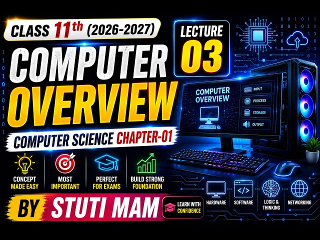 Computer Overview (03) | Class 11th Computer Science Ch- 01